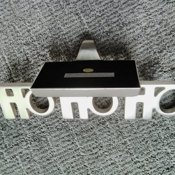 Silver Tone Stocking Hanger Christmas Holiday Decor Heavy Metal - Picture 6 of 6